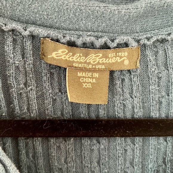 Eddie Bauer Teal Sweater - Picture 3 of 5